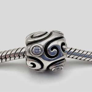 Pandora Daydream Sterling Silver Charm with Clear CZ’s